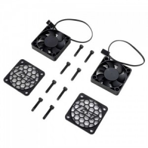 [TEAM LOSI] LOS-3765 Replacement Cooling Fan, 50mm with Losi Fan Cover (2): 5IVE-TE