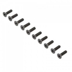 [TEAM LOSI] LOS-4014 Flat Head Screws, M4 x 12mm STL (10)