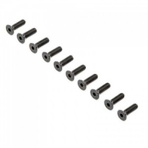 [TEAM LOSI] LOS-4014 Flat Head Screws, M4 x 12mm STL (10)