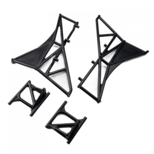 �˾���ũ LOS-3629 [TEAM LOSI] LOS-3629 Fender Mounts and Cage, Rear, L/R: ALL 5IVE-T 3.0
