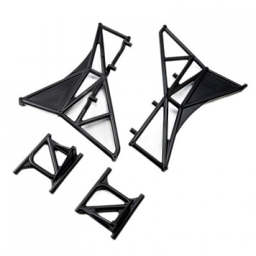 �˾���ũ LOS-3629 [TEAM LOSI] LOS-3629 Fender Mounts and Cage, Rear, L/R: ALL 5IVE-T 3.0