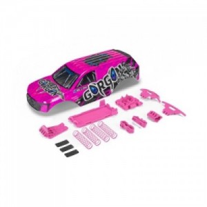 [ARRMA] ARA-2608 1/10 GORGON Painted, Decaled & Trimmed Body Set : Pink/Black