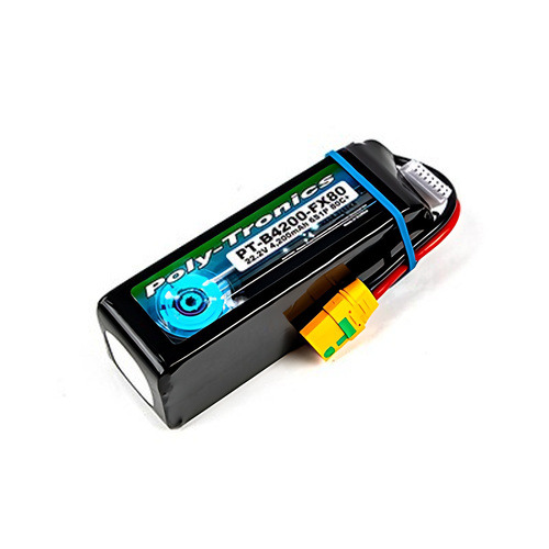 �˾���ũ PT-B4200-FX80-6S PT-B4200-FX80 (22.2V, 6S1P, 80C+/JST-XT/XT90-S) ��Ƭ������ ���͸� - XT90 ��Ƽ����ũ