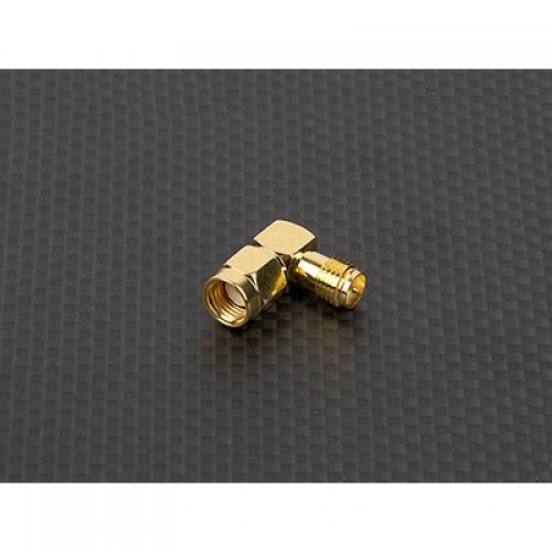 �˾���ũ TL90RPSMA [TR] 90�� RP-SMA Plug Male to SMA Jack Adaptor for 5.8Ghz FPV Antenna