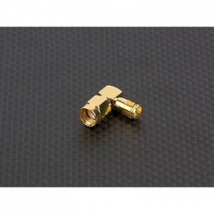 [TR] 90�� RP-SMA Plug Male to SMA Jack Adaptor for 5.8Ghz FPV Antenna