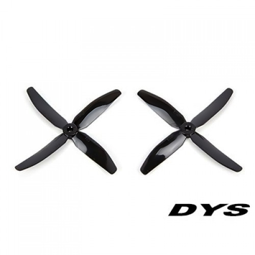 �˾���ũ DYS-X50404B [DYS] X5040 Bull Nose Type 4-Blade Prop for Racing Drone (CW/CCW/Black) - 2��