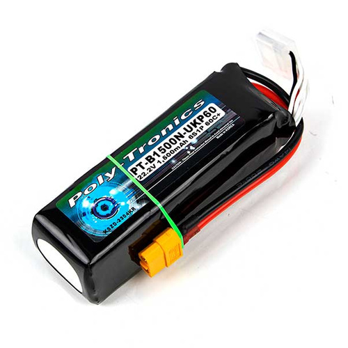 [�˾���ũ] PT-B1500N-UKP60-6S PT-B1500N-UKP60 (22.2V, 6S1P, 60C+/JST-XT) - ��Ƭ������ ���͸� - XT60