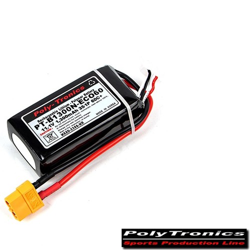 �˾���ũ PT_1300_ECO55_3S PT-B1300N-ECO60 (11.1V, 3S1P, 60C+/JST-XT) ��Ƭ������ ���͸� - XT60