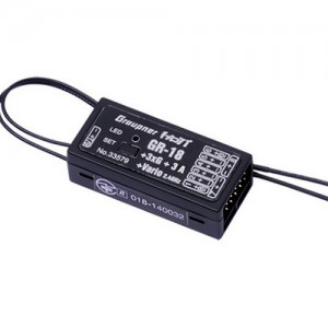 [GRAUPNER] GR-18 3XG 3A VARIO  9ä�� 2.4GHz HoTT �����, ���� 6�� ���̷� ���ű�