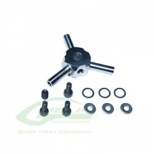 H0418-S - 3 Blades Steel Tail Hub - Goblin Urukay/630/700/770 Competition/Speed