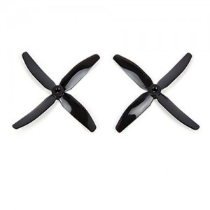 [DYS] X5040 Bull Nose Type 4-Blade Prop for Racing Drone (CW/CCW/Black)