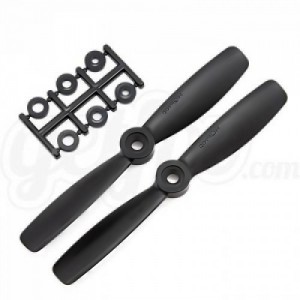 HQProp 5x4.5 Bullnose ����ġ BLACK 2pcs