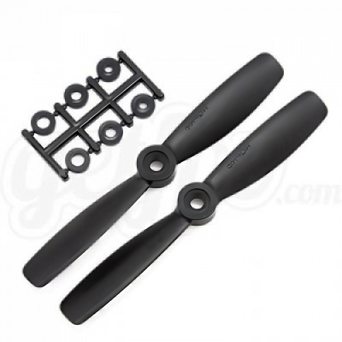 �˾���ũ  HQProp 5.5x4.5 Bullnose ����ġ Black 2pcs