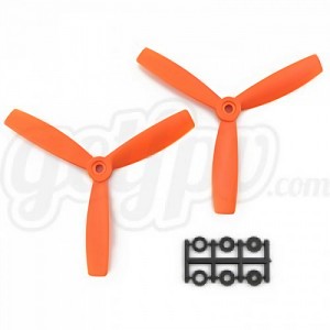 HQProp 5x4.5x3 ����ġ Bullnose Propeller - (Set of 2 - Orange)