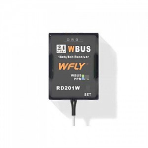 [WFLY] 2.4GHz 8ä�� �̱۶���(WBUS/SBUS/PPM) ���ű� (RD201W)