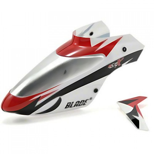 �˾���ũ BLH3218 E-flite]Complete White Canopy with Vertical Fin MSRX by BLADE (BLH3218)