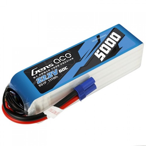 �˾���ũ GA-B-60C-5000-6S1P-EC5 [Gens ace] 22.2V 5000mah 60C ��Ƭ������ ���͸� - EC5