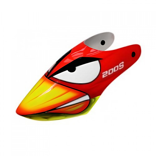 �˾���ũ 200S-CA01 [RAKONHELI] LIONHELI Fiberglass Canopy-Angry Bird - Blade 200 S �ޱ׸����� ĳ����