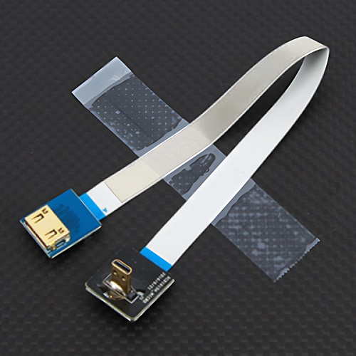 �˾���ũ MCHDtoMNHD [HDCVT] Micro HDMI to Mini HDMI Flexible AV ��ȯ Cable(M-F)