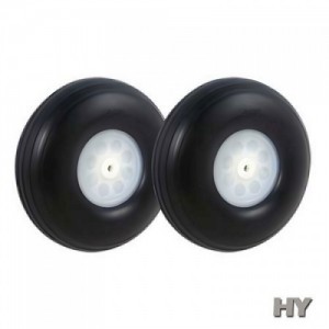 95.25mm (3.75��ġ) Treaded Rubber Wheels 2pcs -���� ����