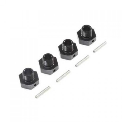 [�˾���ũ] LOS252077 [TEAM LOSI] 20mm Wheel Hexes and Pins, BLK (4): Super Baja Rey,,Super Rock Rey