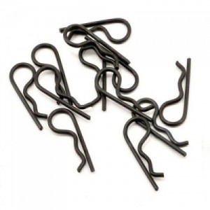 [TLR Racing] Team Losi Racing Body Clips (Black) (12)  1/10,1/8 �ٵ���