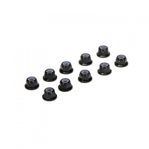 �˾���ũ TLR336005 [TLR Racing] M3 Flanged Aluminum Lock Nuts, Black (10)�ɼ�