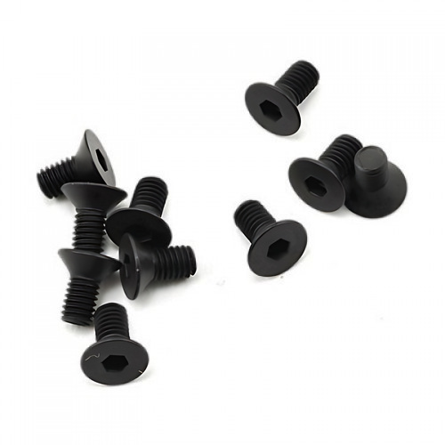 �˾���ũ TLR235008 [TLR Racing] Flat Head Screws, M3 x 6mm (10)