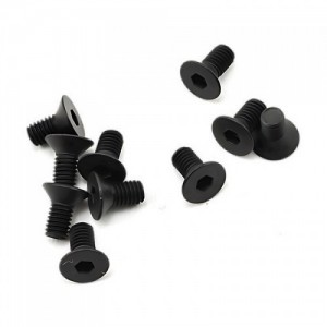 [TLR Racing] Flat Head Screws, M3 x 6mm (10)