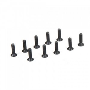 [TEAM LOSI] Flat Head Screws, M2.5 x 10mm (10)