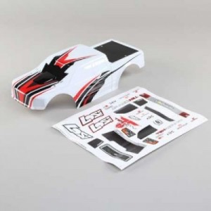 [TEAM LOSI] Body Set, Painted, White: TENACITY MT �׳���Ƽ ���� �ٵ�(�����Ϸ�)