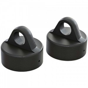[ARRMA] AR330491 Shock Cap Aluminum Black 6S (2)