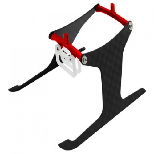 �˾���ũ mSRS737-R [RAKONHELI] Rakonheli CNC AL Landing Gear Set (Red) - Blade mSR X/S �ɼ�