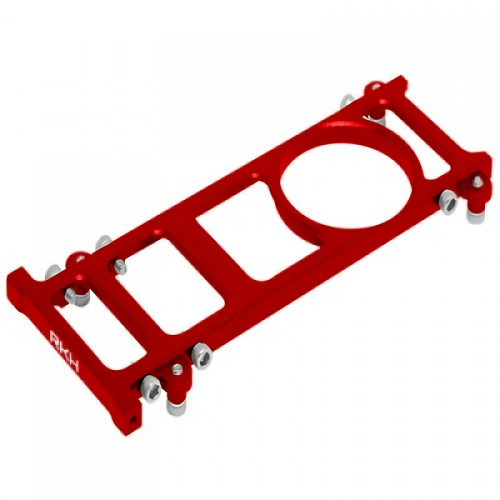 �˾���ũ 130S483-R [RAKONHELI] Rakonheli CNC AL Bottom Frame (1) (Red) (for 130S452)- Blade 130 S �ɼ�