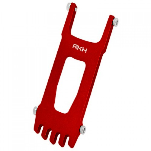 �˾���ũ 130S529-R [RAKONHELI] Rakonheli CNC AL Battery/Main Board Mount (1) (Red) (for 130S452) - Blade 130 S �ɼ�