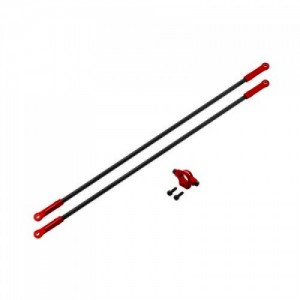 [RAKONHELI] Rakonheli CNC AL Tail Boom Support Set (Red) - Blade 250 CFX  �ɼ�