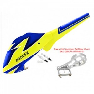 [RAKONHELI] LIONHELI Airbrush Fiberglass Fuselage Combo 03 - Blade 250 CFX �ɼ�   ��������Ÿ�Ϲٵ�