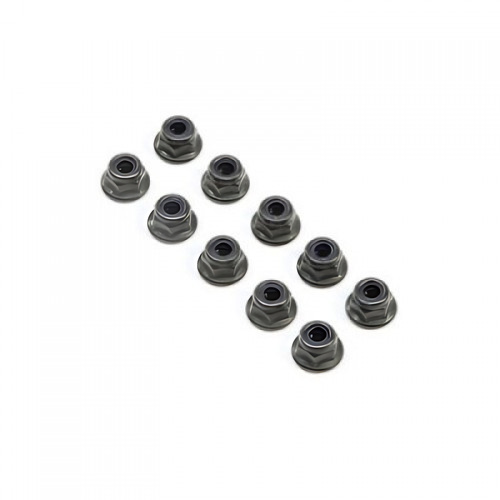 �˾���ũ TLR245017 [TLR Racing] M4 Flanged Lock Nuts (10)