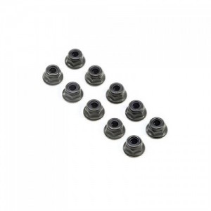 [TLR Racing] M4 Flanged Lock Nuts (10)