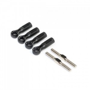 [TLR Racing] Turnbuckle, 4.5mm x 45mm (2): 8X