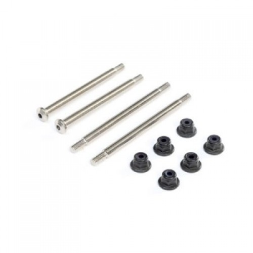 [�˾���ũ] TLR244044 [TLR Racing] Outer Hinge Pins, 3.5mm, Electro Nickel (2): 8X