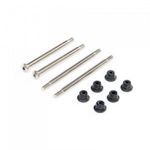 [TLR Racing] Outer Hinge Pins, 3.5mm, Electro Nickel (2): 8X