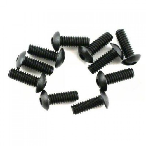 �˾���ũ LOSA6255 [TEAM LOSI] Team Losi 2-56x1/4�� Button Head Screws (10)