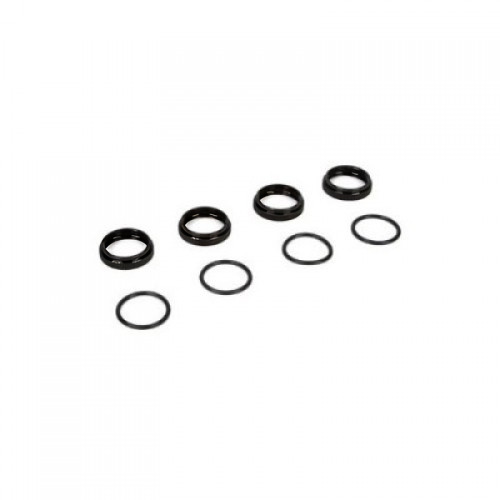 �˾���ũ TLR243005 [TLR Racing] 16mm Shock Nuts, O-rings: 8B 3.0