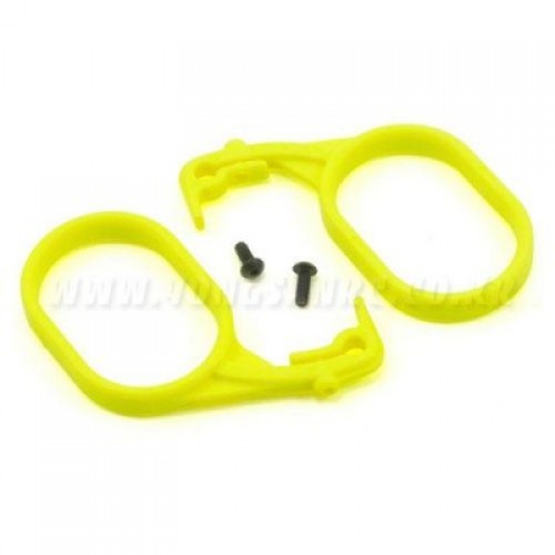 �˾���ũ LOSB5011 [TEAM LOSI] Team Losi Fuel Tank Lid Pull Set (Fluorescent Yellow) (2)