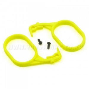 [TEAM LOSI] Team Losi Fuel Tank Lid Pull Set (Fluorescent Yellow) (2)