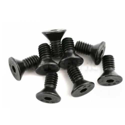 �˾���ũ LOSA6264 [TEAM LOSI] Team Losi  8-32 x 3/8�� FH Screws (10)