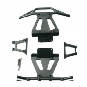 [TEAM LOSI] Front/Rear Bumpers, Braces: LST/2, XXL/2, 3XXXL-E