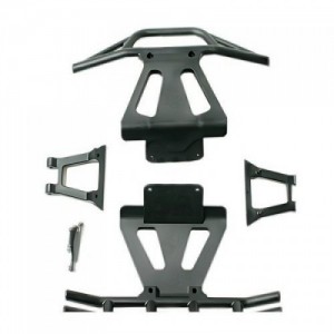 [TEAM LOSI] Front/Rear Bumpers, Braces: LST/2, XXL/2, 3XXXL-E