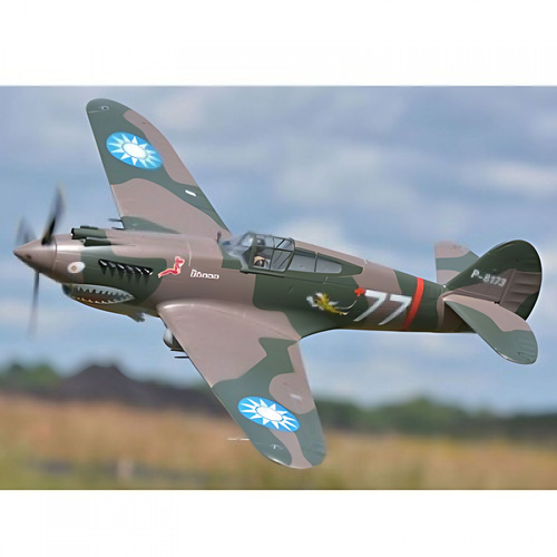 �˾���ũ FMS081P [FMS] 1400mm P-40B �丶ȣũ �ö��� Ÿ�̰� PNP (����, ���ӱ�, ����, �÷�, ��Ʈ��Ʈ ����)